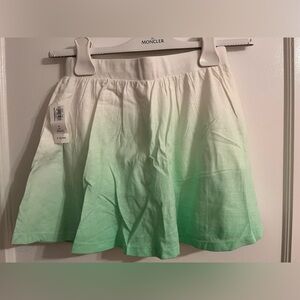 Old Navy Girls Green/White Ombré Skort Size Medium (8) NWT